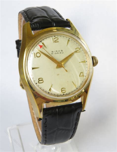 Gents 1950s Birks Rideau Wrist Watch .